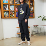 Converse Shoes Printing Fleece Lined Black 10022937-A02