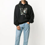 Off-White Pascal Print Over Hood 'Black/White' OMBB037F20FLE0121001