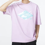 Air Jordan Essentials Pattern Printing Round Neck Tee 'Lilac' DO8897-530