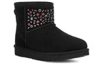 (WMNS) UGG Classic Mini Stud II Rivets Snow Boots Black 1119101-BLK