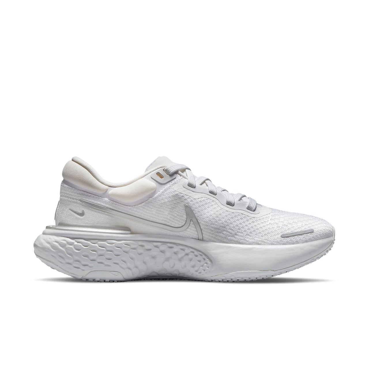 (WMNS) Nike ZoomX Invincible Run Flyknit 'White Metallic Silver' CT2229-101