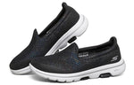 (WMNS) Skechers Go Walk 5 Slip-on 'Black White' 124005-BKMT