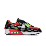 (WMNS) Nike Air Max 90 SE WW 'Black White Red' DA1342-013