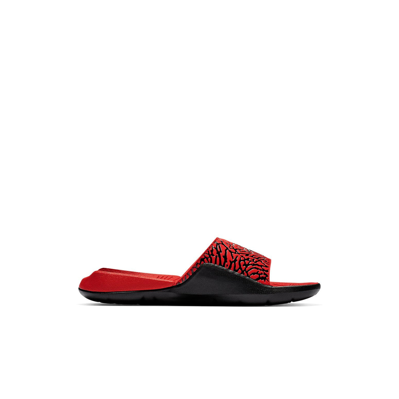 (GS) Air Jordan Hydro 7 Red Burst Crack Slippers BQ6291-600