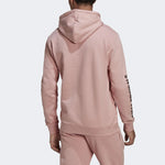 Men's adidas originals Alphabet Printing Large Logo Long Sleeves Pullover Pink HF4903