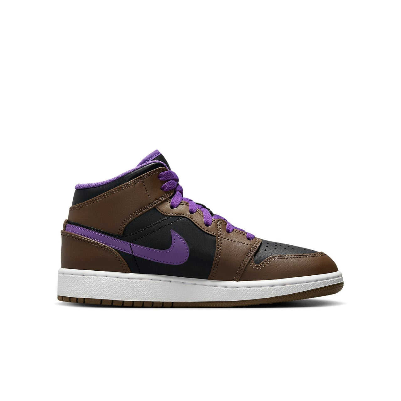 (GS) Air Jordan 1 Mid 'Purple Mocha' DQ8423-215