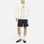 Nike Sportswear Swoosh Logo Print Sports Jacket Men's White DJ5368-110