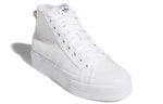(WMNS) adidas Nizza Platform Mid 'Triple White' FY2782