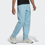 Men's adidas Denim Pants Side Solid Color Straight Casual Pants/Trousers Blue HC9499