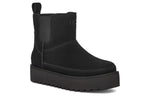 (WMNS) UGG Classic Chelsea Platform Mini Boot 'Black' 1158051-BLK