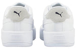 (WMNS) PUMA Lily Platform Leather 'White' 384617-01