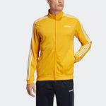 adidas Solid Color Body-Building Sports Jacket Men's Gold EI4892