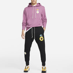 Men's Nike Knit Embroidered Sports Pants/Trousers/Joggers Autumn Black DM5013-010