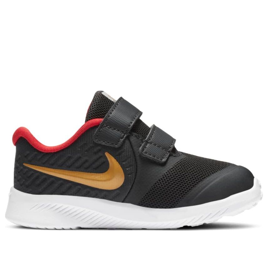 (TD) Nike Star Runner  2 Velcro 'Dark Smoke Grey Gold' AT1803-010
