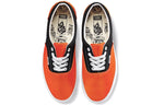 Vans Era Skeleton Printing Retro Casual Canvas Shoes Black Orange Colorblock 'Black Orange' VN0A38FRT5M