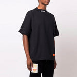 HERON PRESTON FW21 CTNMB Turtleneck T-shirt 'Black White' HMAA021F21JER0021001