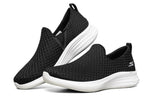 (WMNS) Skechers You Wave Sports Shoes Black/White 132000-BKW