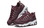 (WMNS) Skechers D'Lites 1.0 Running Shoes Red/White 66666254-BURG