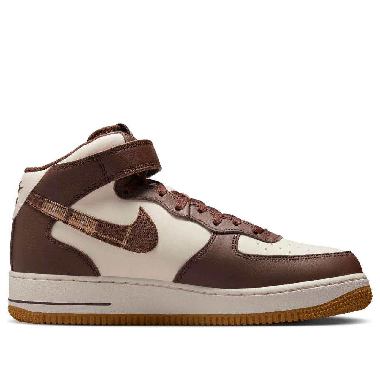 Nike Air Force 1 Mid 'Brown Plaid' DV0792-100