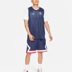 Air Jordan Loose Breathable Stripe Shorts Blue DB6517-410