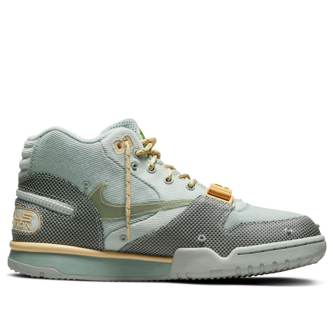Nike x Travis Scott Air Trainer 1 SP 'Grey Haze Olive Aura Canvas' DR7515-001