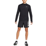 Men's Nike Pattern Printing Lacing Black Straight Shorts DM4714-010