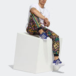Men's adidas originals Geometry Pattern Full Print Printing Stripe Casual Pants/Trousers Multicolor HC3089
