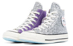 (WMNS) Converse Chiara x Chuck 70 High 'Silver Glitter Purple' 563832C
