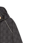 Gucci Jumbo GG Zip Jacket With Web 'Grey Dark Grey' 771619-XJF52-1155
