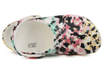 Crocs Classic Pattern Shoe Multi-Color Splicing Unisex 'Black Pink Green' 206479-928