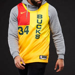 Nike Giannis Antetokounmpo City Edition Milwaukee Bucks Swingman Jersey 'Yellow' AJ4624-717
