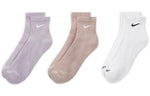 Nike SS22 Quick Dry Breathable Sports Socks Couple Style 3 Pairs Purple / Orange / White SX6890-990