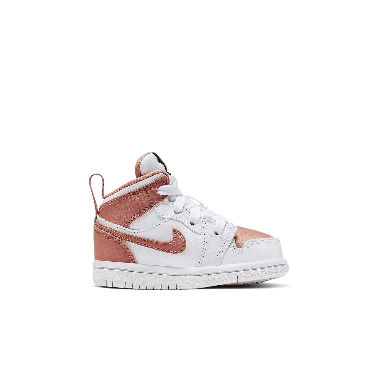 (TD) Air Jordan 1 Mid 'White Rose Gold' 644507-190