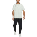 Nike Sportswear Premium Essentials Logo Solid Color Round Neck Short Sleeve Blue DO7393-017