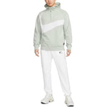 Nike Sportswear Big Swoosh Half Zip Hoodie (Asia Sizing) 'Light Silver White' DX0567-034