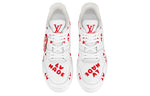 LOUIS VUITTON x Nigo Trainers 'White with Red LV Made' 1A9J9V