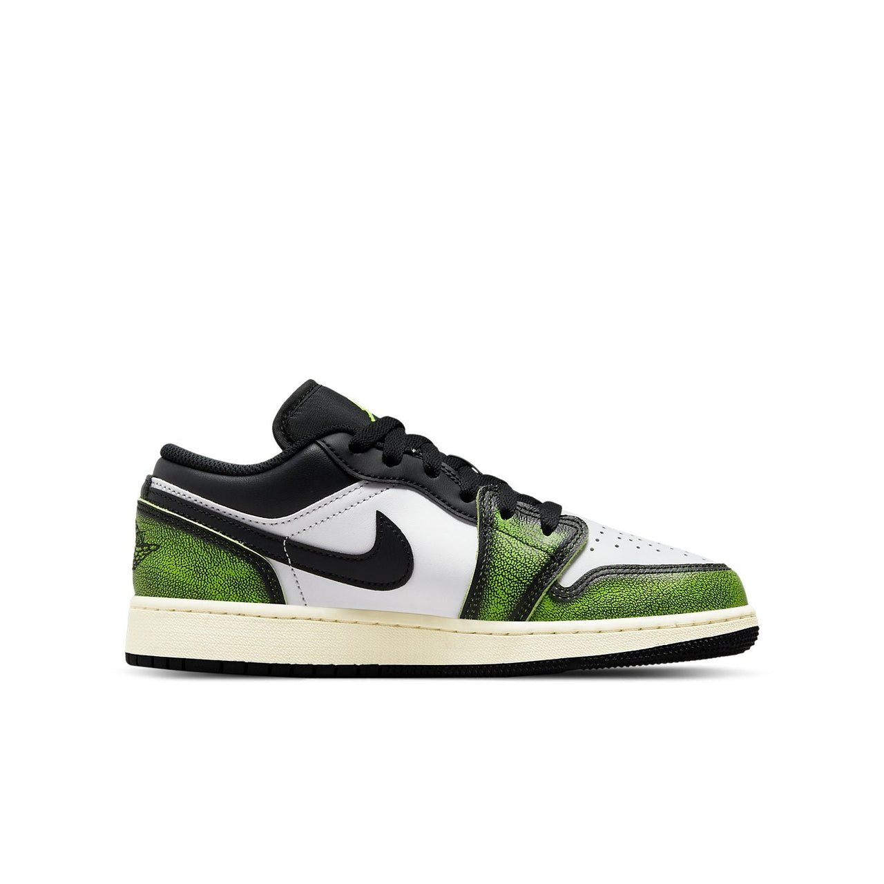 (GS) Air Jordan 1 Low SE 'Wear-Away - Electric Green' DO8244-003
