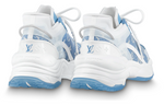 (WMNS) LOUIS VUITTON Run 55 Sneakers 'Blue Denim Monogram' 1AB39N