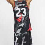 Air Jordan Paris Saint-Germain Mesh Cloth Jersey 'Black Infrared 23' BQ8357-010