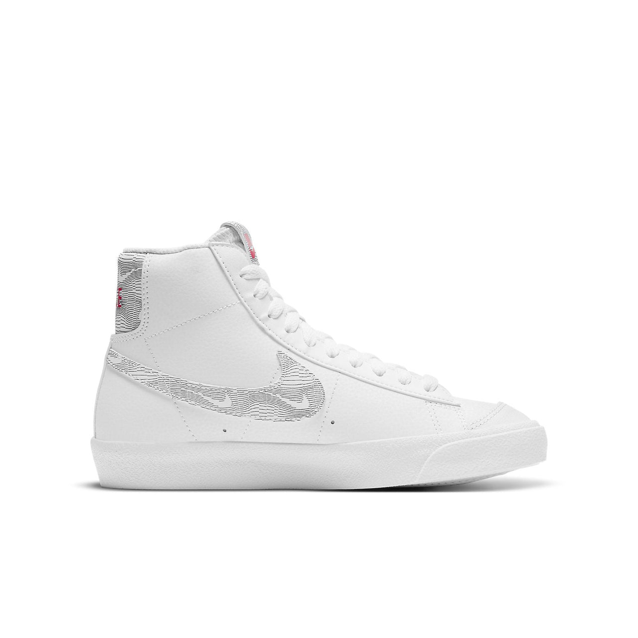 (GS) Nike Blazer Mid '77 'White Logo Print' DJ4624-100