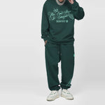 Li-Ning BADFIVE Sports Basketball Series Printing Loose Round Neck Pullover 'Dark Green' AWDRH65-1