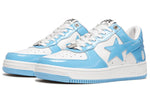 A BATHING APE Sta Low White Blue 1H70-191-001