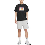 Men's Nike Eye Pattern Logo Printing Round Neck Casual Short Sleeve Black T-Shirt DX5832-010