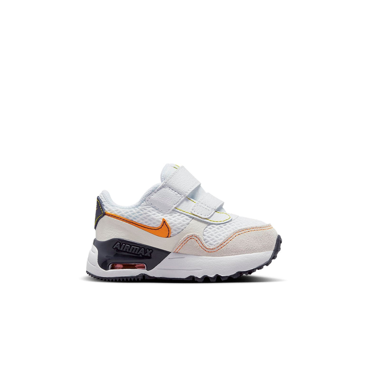 (TD) Nike Air Max SYSTM 'White Sail Vivid Orange' DQ0286-109