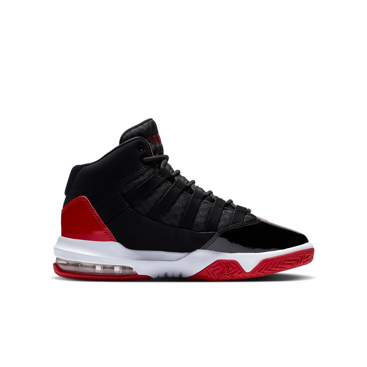 (GS) Air Jordan Max Aura 'Black Gym Red' AQ9214-006