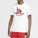 Air Jordan Chicago White Red Basketball Printing Short Sleeve CN3597-100