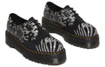Dr. Martens 1461 Animal Clash Leather & Suede Platform Shoes 'Black Grey' 27695001