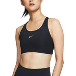 (WMNS) Nike Dri-FIT Swoosh Medium-Support 1-Piece Pad Sports Bra 'Black' BV3636-010