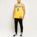 Nike Los Angeles Lakers Kyle Kuzma Swingmen Jersey Yellow AA7099-735