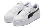 (WMNS) PUMA Karmen Leather 'White Black' 384615-02
